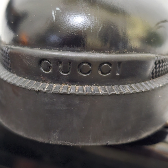 GUCCI Calfskin Sylvie Women's Lace Up Combat Boots in Black Sz US 9 Whimsygoth - Picture 7 of 16